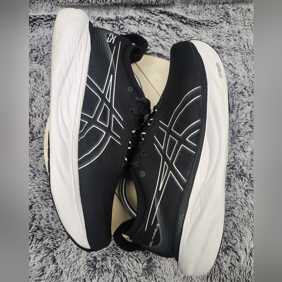 ASICS Gel Nimbus 25 Running Shoes Black Men's Size 11 - Picture 6 of 9